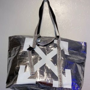 Off-White silver arrows tote bag BRAND NEW